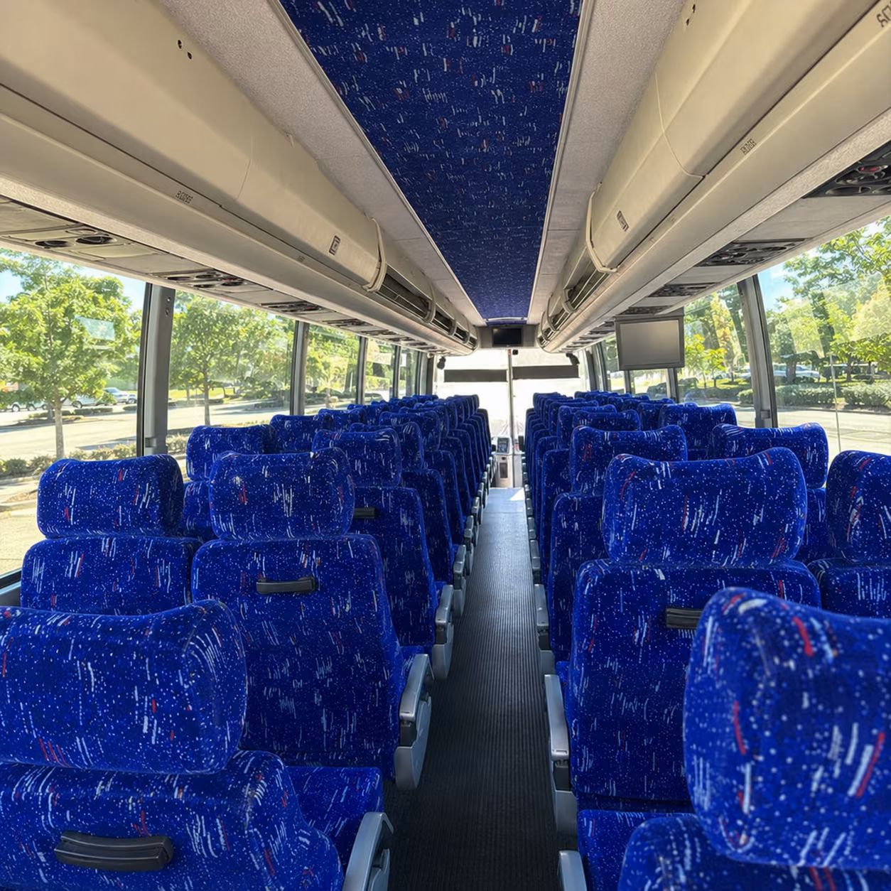 desoto charter bus rental interior