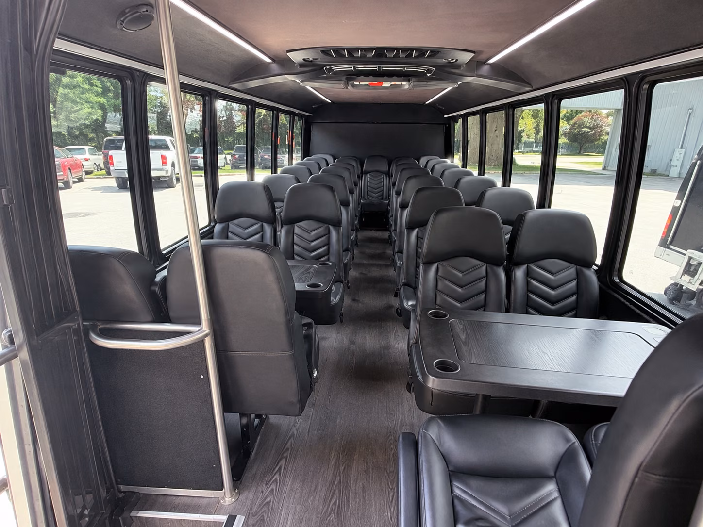grand prairie religious group transportation onboard seating