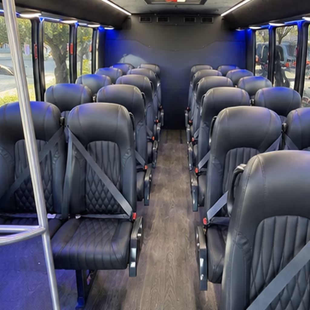 grand prairie sporting event transportation onboard seating