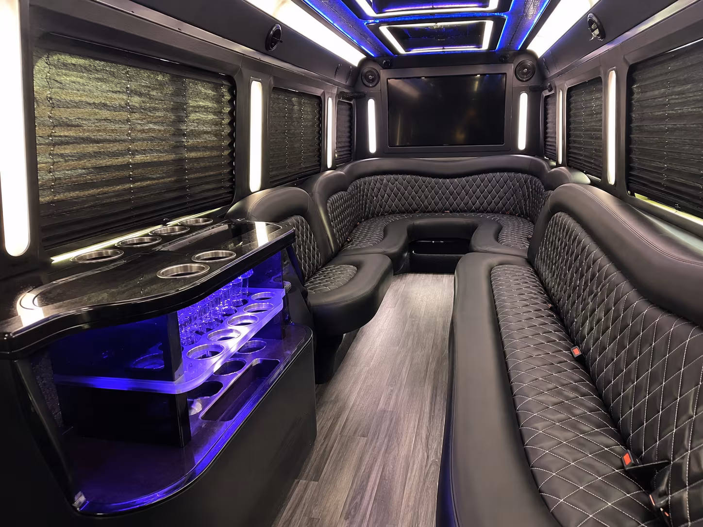 grand prairie wedding party bus rental