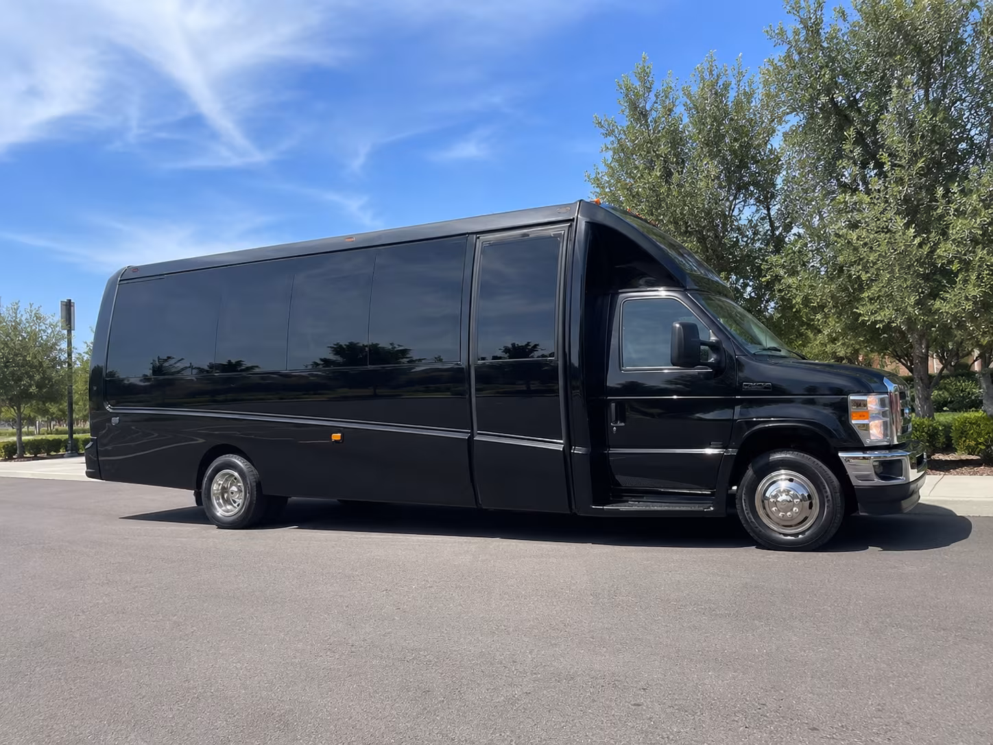 moving your group to epic waters or palace of wax find the right bus right here